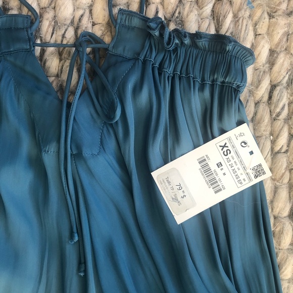 New with tags - Zara strappy dress (satin) - Picture 5 of 7